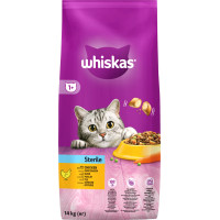 Сухий корм для стерилізованих котів Whiskas з куркою 14 кг (5900951259418)