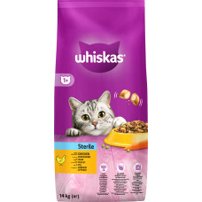 Сухий корм для стерилізованих котів Whiskas з куркою 14 кг (5900951259418)