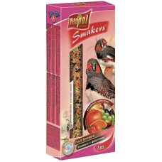 Корм для зебрової амадини Vitapol Smakers Snack снекі з фруктами 2 шт / 60 г (5904479023070)