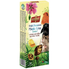 Корм для гризунів Vitapol High Premium Magic Line Smakers снекі з лимоном 2 шт / 90 г (5904479011701)