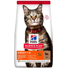 Сухий корм для дорослих котів Hill's Science Plan Adult з ягням 3 кг (052742024080)