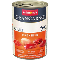 Вологий корм для дорослих собак Animonda GranCarno Original Adult яловичина та курка 400 г (4017721827324)