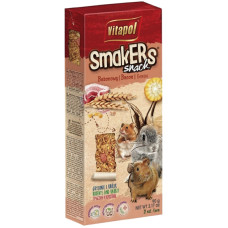 Корм для гризунів Vitapol Smakers Snack снекі з беконом 2 шт / 90 г (5904479011190)