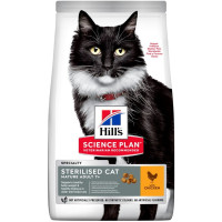 Сухий корм для літніх котів Hill's Science Plan Sterilised Mature Adult 7+ з куркою 10 кг (052742024318)
