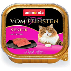 Вологий корм для літніх котів Animonda Vom Feinsten Senior ягня 100 г (4017721838597)