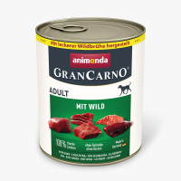 Вологий корм для дорослих собак Animonda GranCarno Original Adult дичина 800 г (4017721824835)