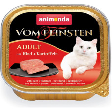 Вологий корм для дорослих котів Animonda Vom Feinsten Adult яловичина та картопля 100 г (4017721832113)
