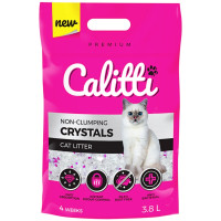 Наповнювач туалету для котів Calitti Crystals 3.8 л силікагелевий (5907222223253)