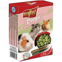 Корм для гризунів Vitapol Vegetable Drops дропси овочеві 75 г (5904479010322)