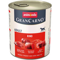 Вологий корм для дорослих собак Animonda GranCarno Original Adult яловичина 800 г (4017721827447)
