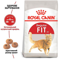 Сухий корм для домашніх та вуличних котів Royal Canin Fit 10 кг (3182550702249)