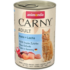 Вологий корм для дорослих котів Animonda Carny Adult курка та лосось 400 г (4017721838252)