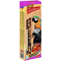 Корм для великих папуг Vitapol Smakers Snack XXL снекі з горіхами та фруктами 2 шт / 250 г (5904479027016)
