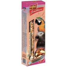 Корм для великих папуг Vitapol Smakers Snack XXL снекі з мигдалем 2 шт / 250 г (5904479027139)