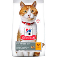 Сухий корм для стерилізованих котів Hill's Science Plan Sterilised Cat Young Adult з куркою 10 кг (052742024271)