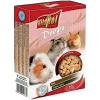 Корм для гризунів Vitapol Peanut Drops дропси горіхові 75 г (5904479010339)
