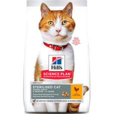 Сухий корм для стерилізованих котів Hill's Science Plan Sterilised Cat Young Adult з куркою 3 кг (052742030272)