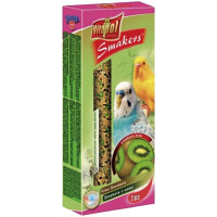 Корм для хвилястих папуг Vitapol Smakers Snack снекі з ківі 2 шт / 90 г (5904479021113)