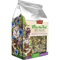Корм для шиншил та дегу Vitapol Vita Herbal трав'яна суміш 150 г (5904479041029)